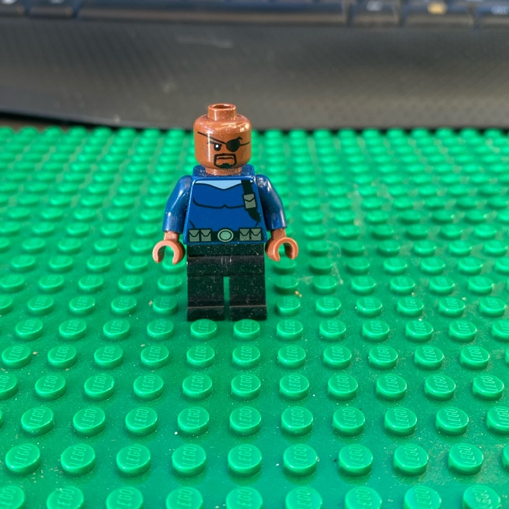 Lego Nick Fury Minifigure